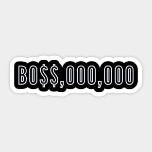 Boss Design Sticker